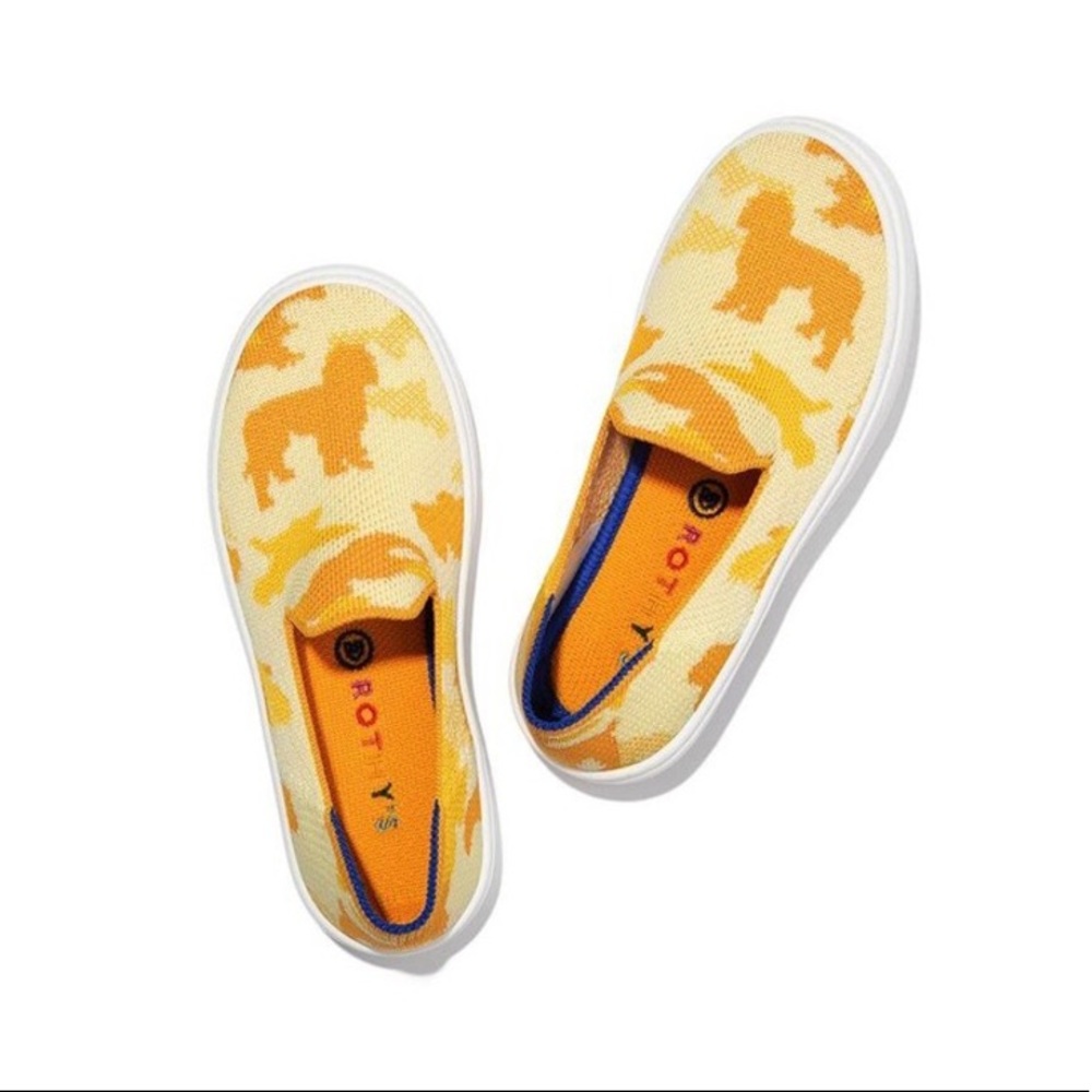 Yellow Rothys Puppy Sneakers